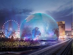 The MSG Sphere at The Venetian Resort Construction Update