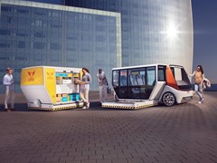 CES Las Vegas 2020: Rinspeed’s “MetroSnap” displays innovative solution for the key question of modular vehicle systems and mobility options: