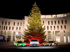 Lamborghini Christmas Drive: a holiday journey with Aventador SVJ, Huracán EVO and Urus celebrates a successful 2019